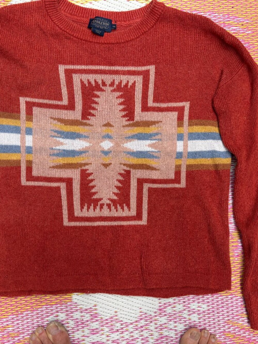 Pendleton Women's Cotton Harding Sweater - Picture 2 of 3